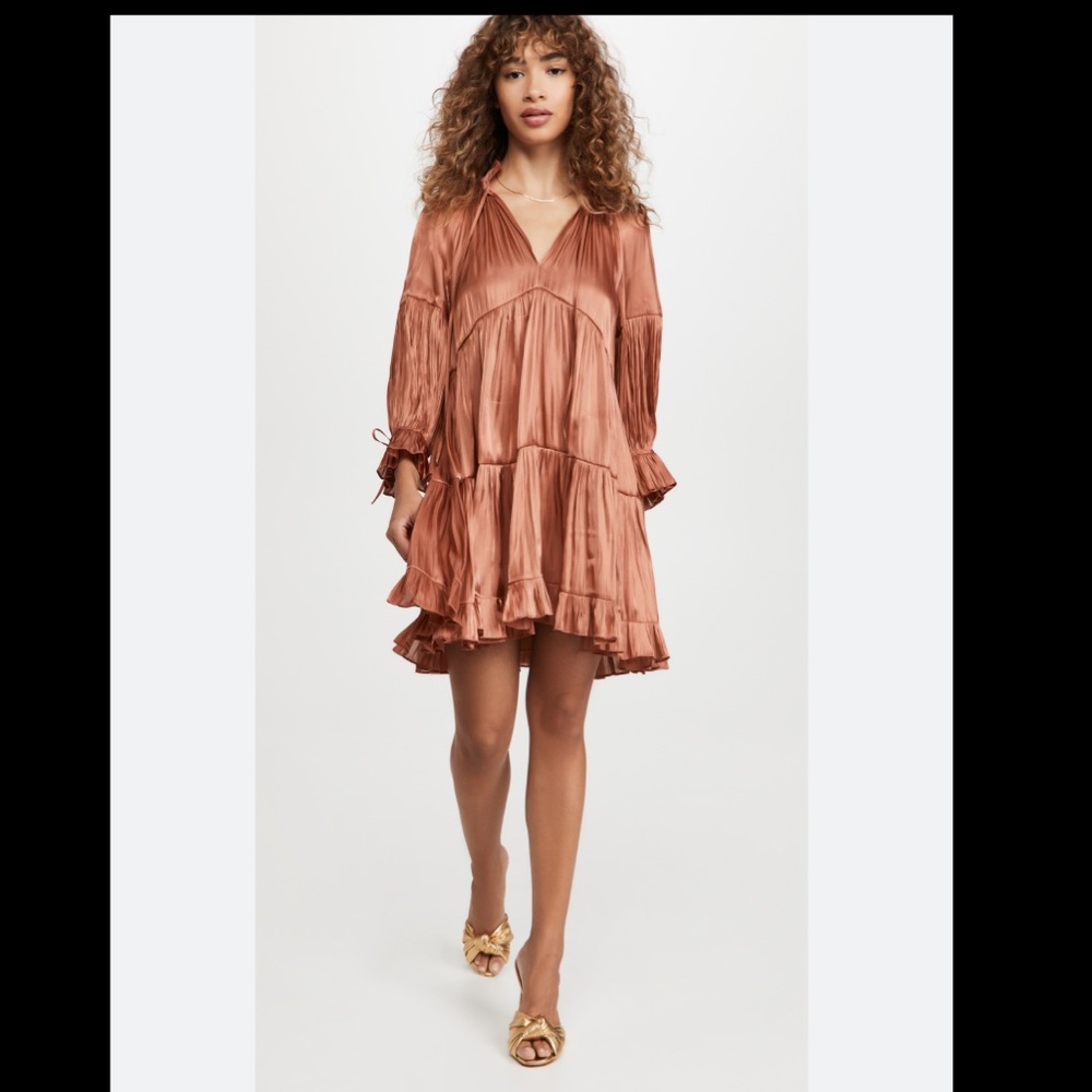 Cinq à Sept Rust Mini Dress